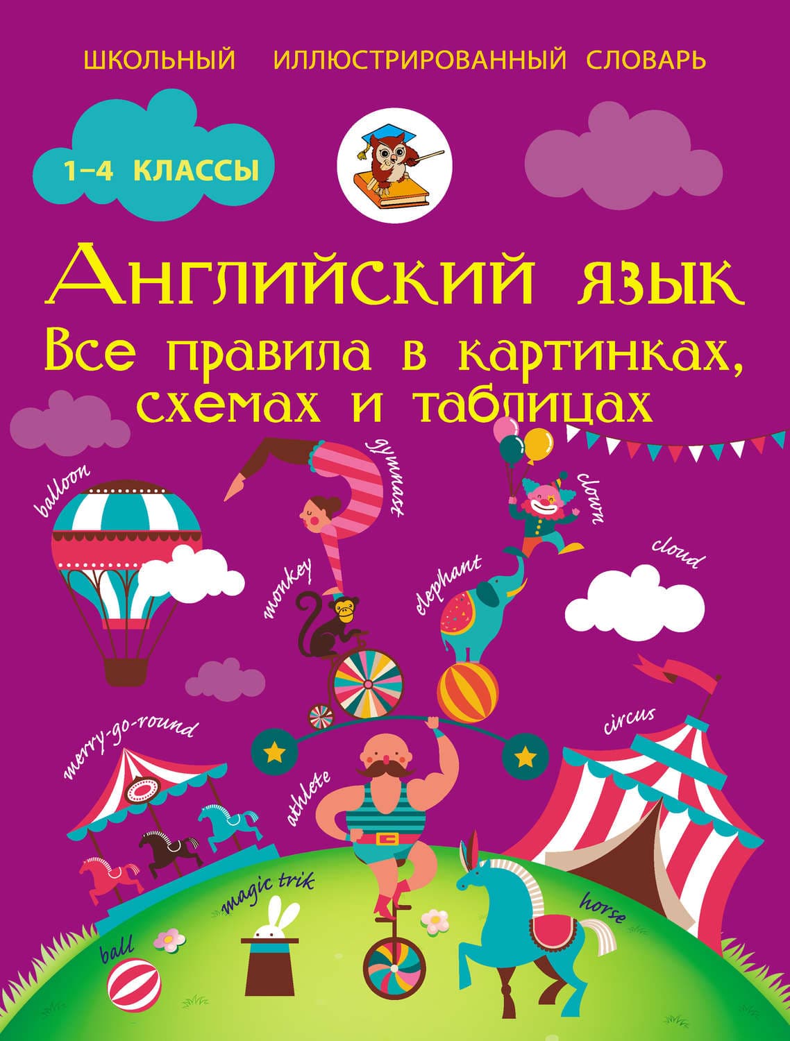 Обложка книги «Английский язык. Все правила в картинках, схемах и таблицах» — С. А. Матвеев