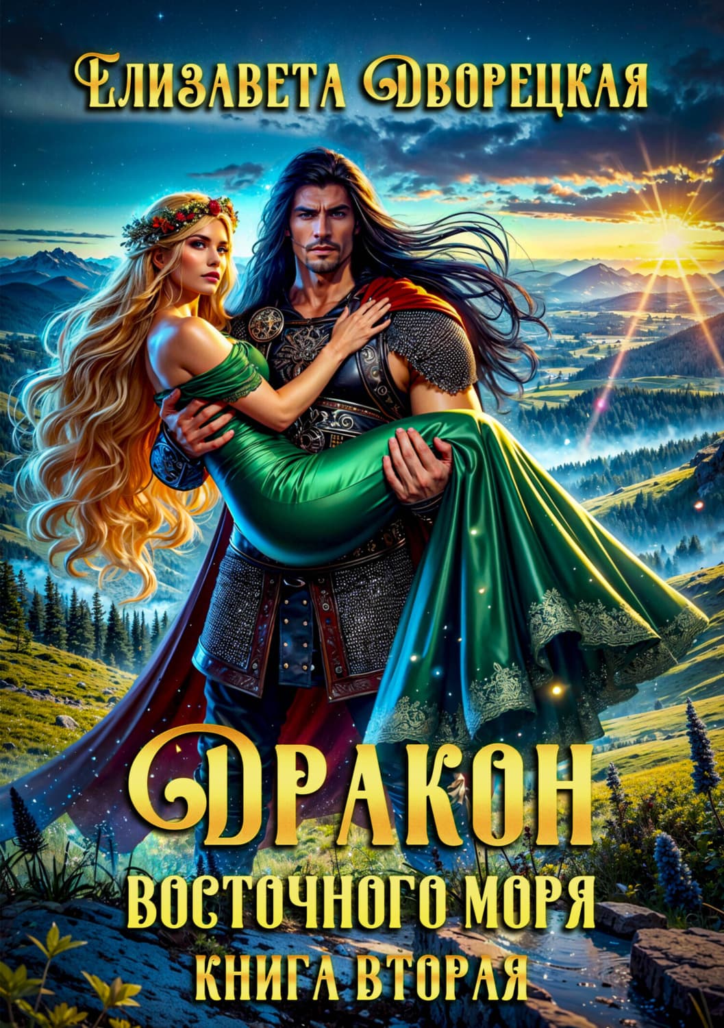 Обложка книги «Дракон восточного моря. Книга 2: Крепость Теней» — Елизавета Дворецкая