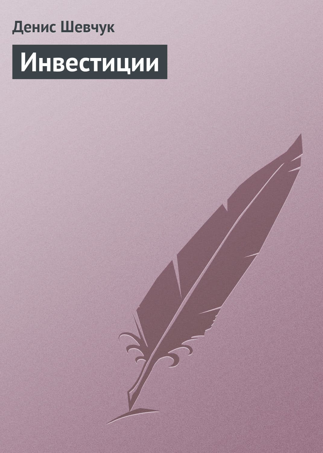 Обложка книги «Инвестиции» — Денис Шевчук