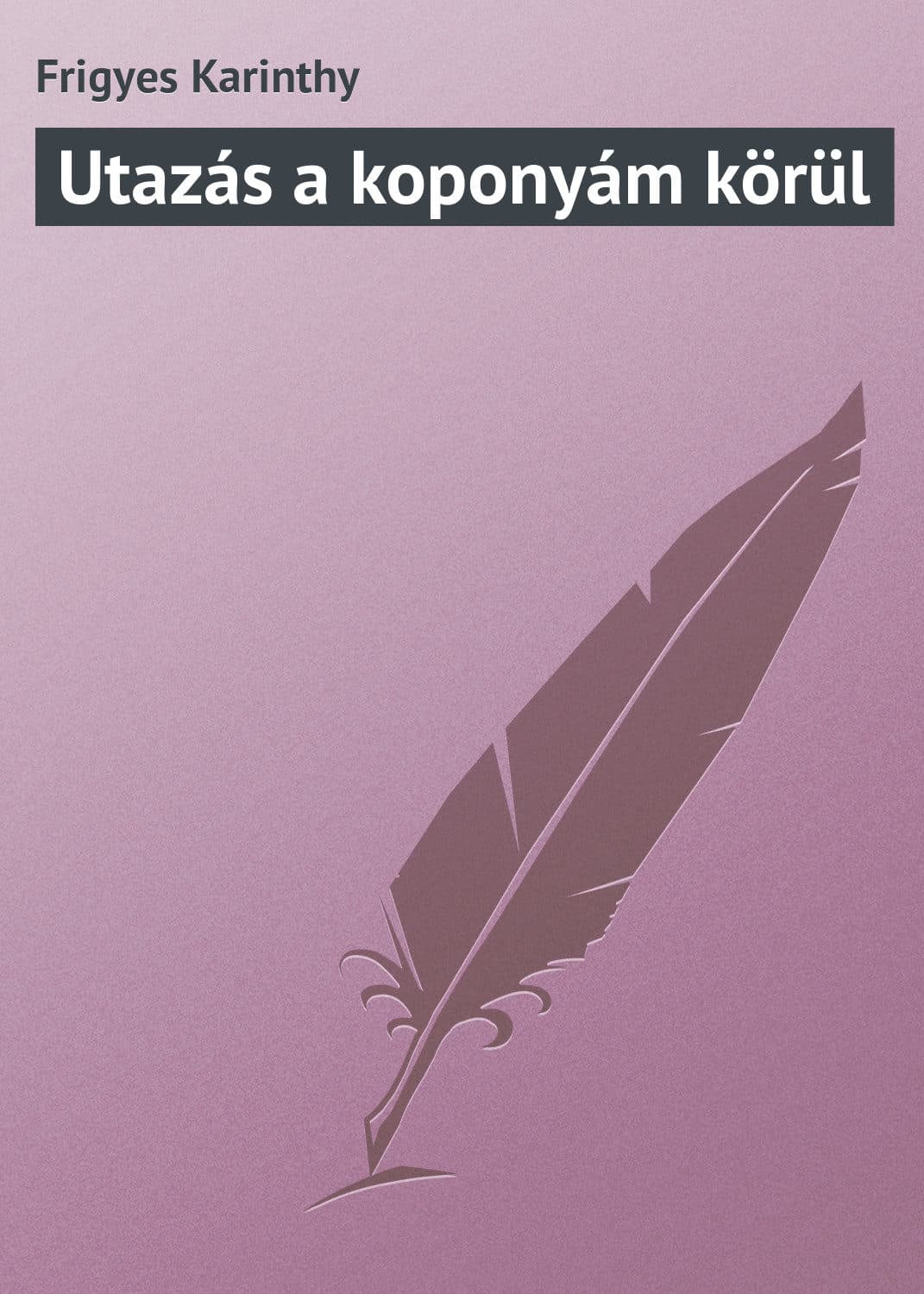 Обложка книги «Utazás a koponyám körül» — Фригиес Каринти