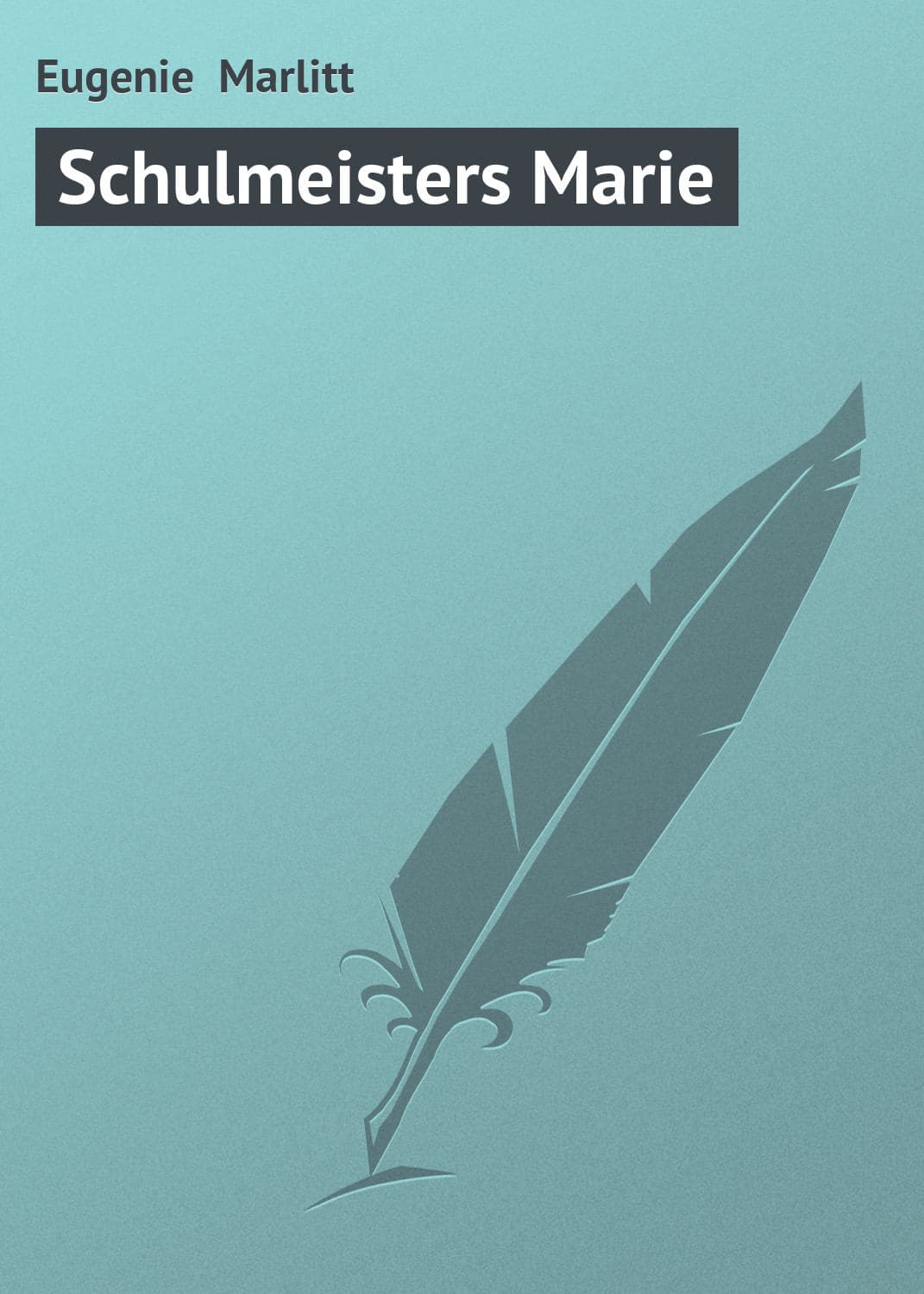 Обложка книги «Schulmeisters Marie» — Еугени Марлитт