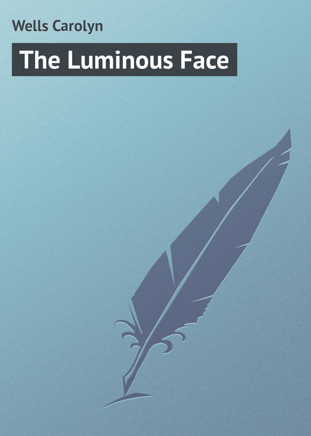 Обложка книги «The Luminous Face» — Уеллс Каролин