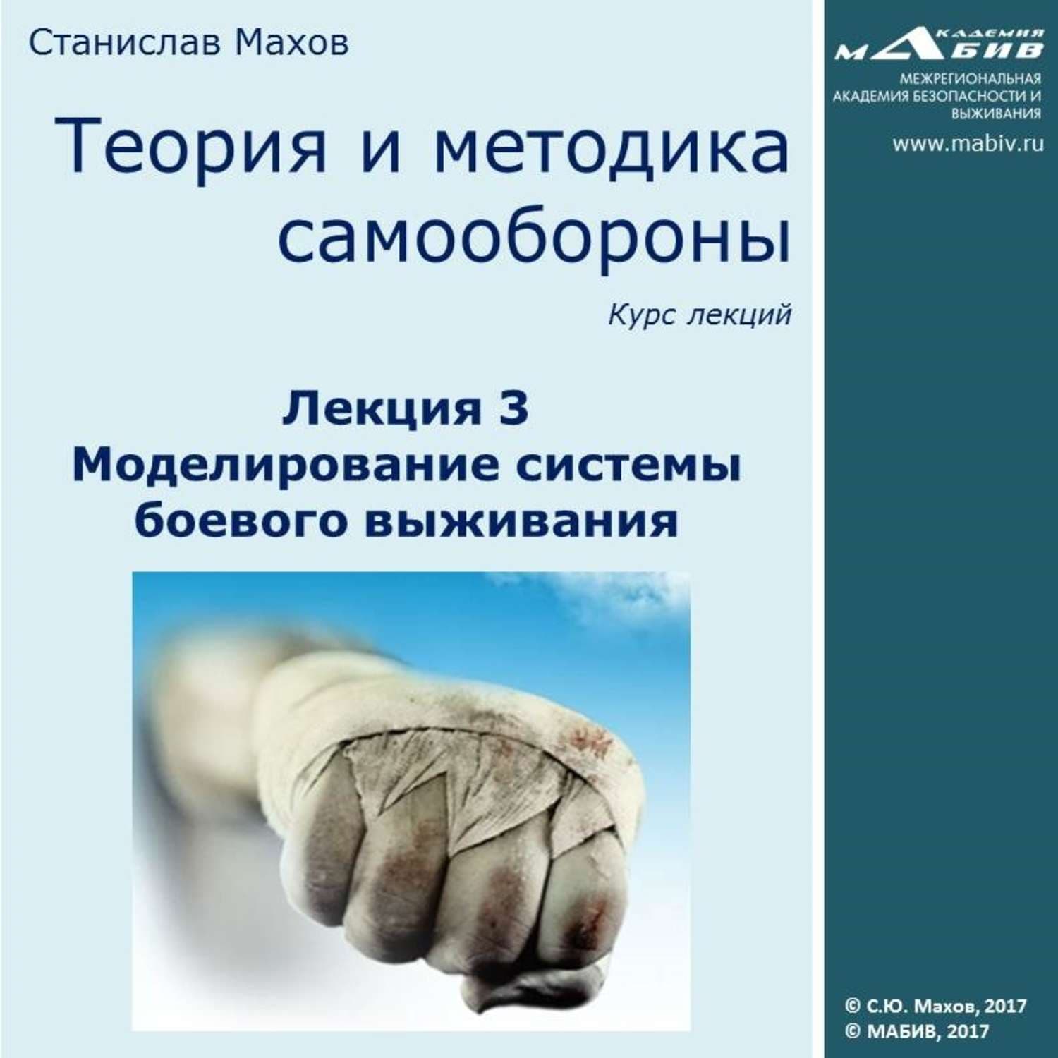 Обложка книги «Лекция 3. Моделирование системы боевого выживания» — Сергей Махов, Ли Женева