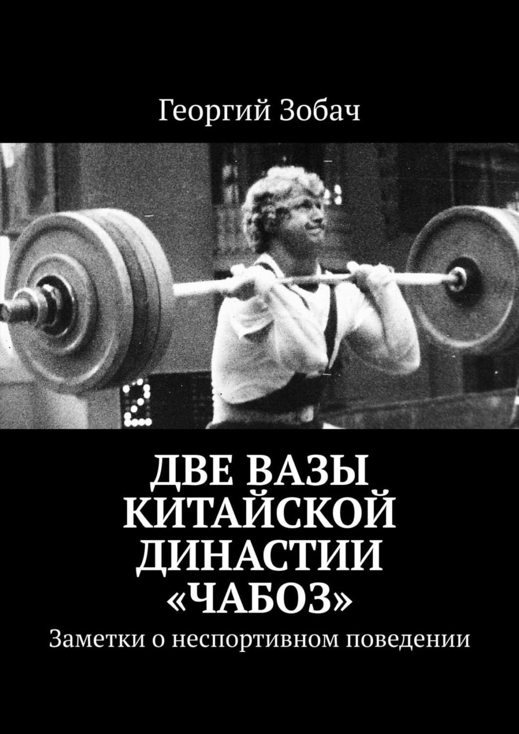 Обложка книги «Две вазы китайской династии «Чабоз». Заметки о неспортивном поведении» — Георгий Зобач