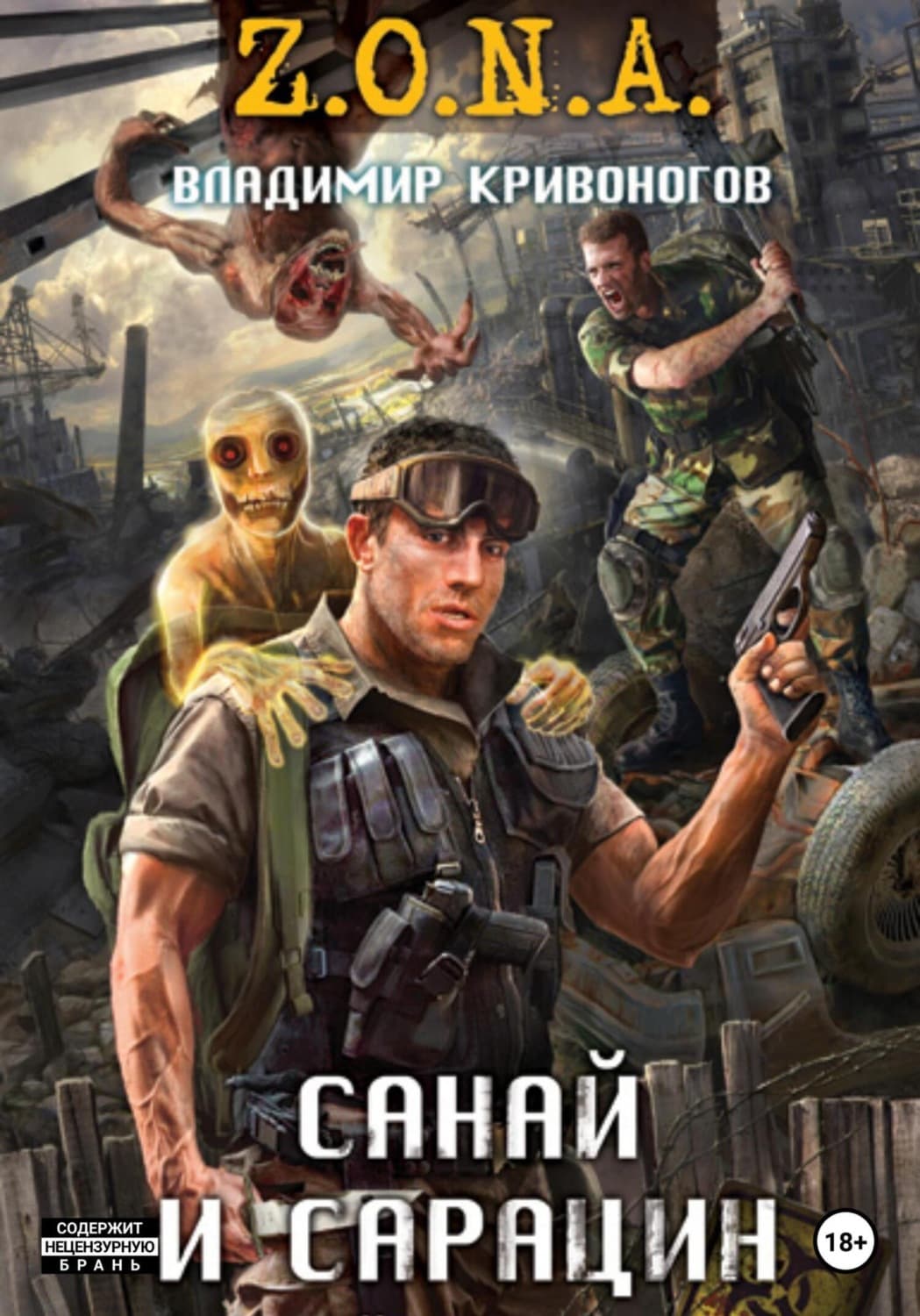 Обложка книги «Санай и Сарацин» — Владимир Кривоногов