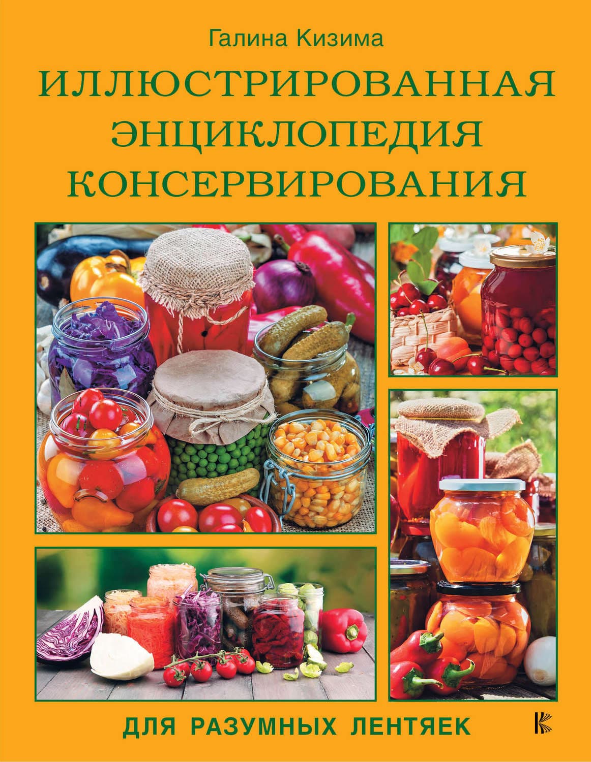 Обложка книги «Иллюстрированная энциклопедия консервирования для разумных лентяек» — Кизима Галина