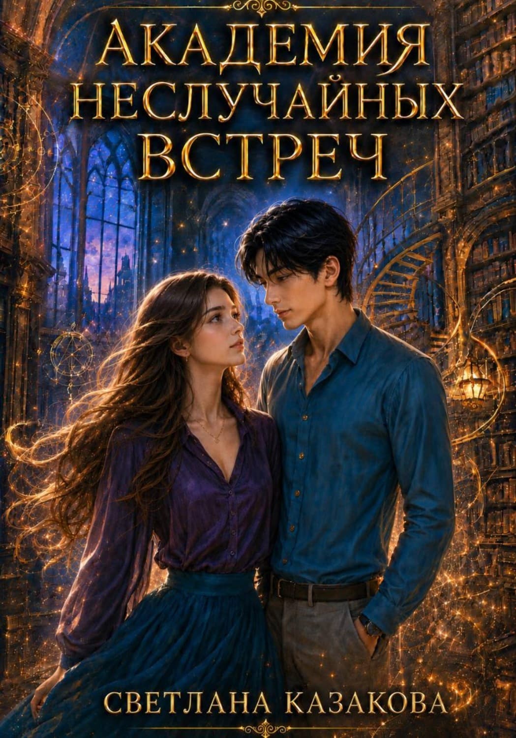 Обложка книги «Академия неслучайных встреч» — Светлана Казакова
