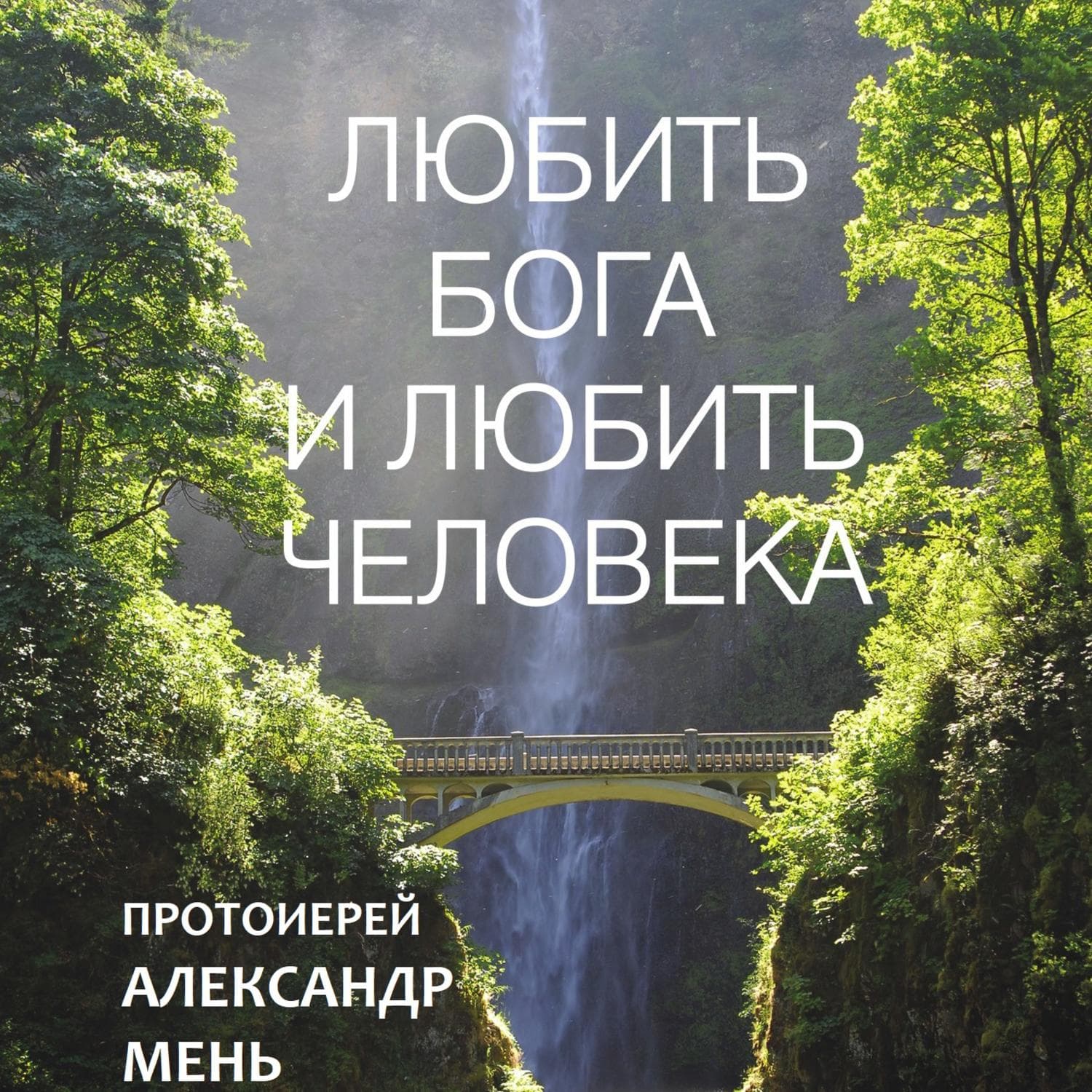 Обложка книги «Любить Бога и любить человека. Домашние беседы» — протоиерей Александр Мень