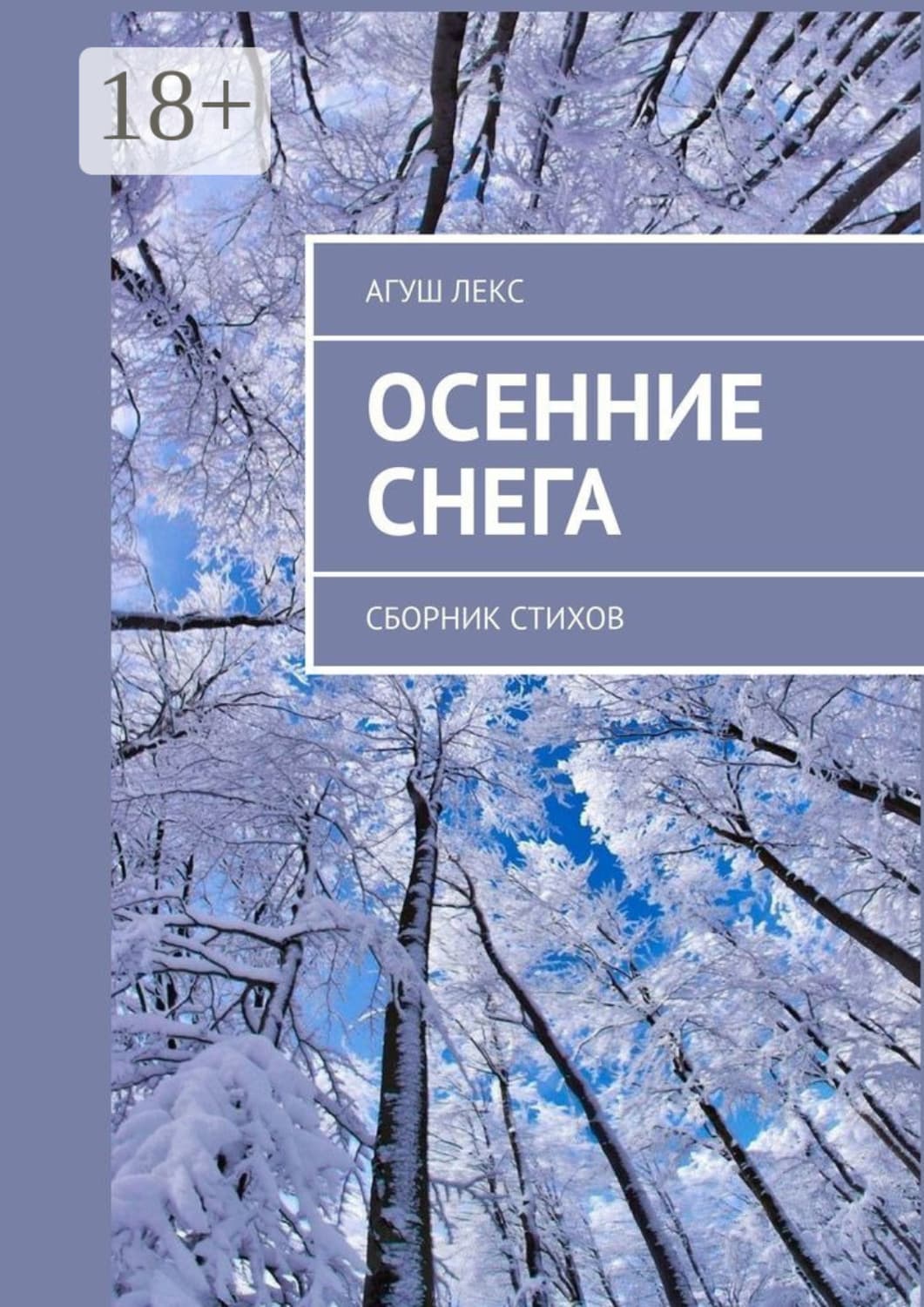 Обложка книги «Осенние снега. Сборник стихов» — Агуш Лекс