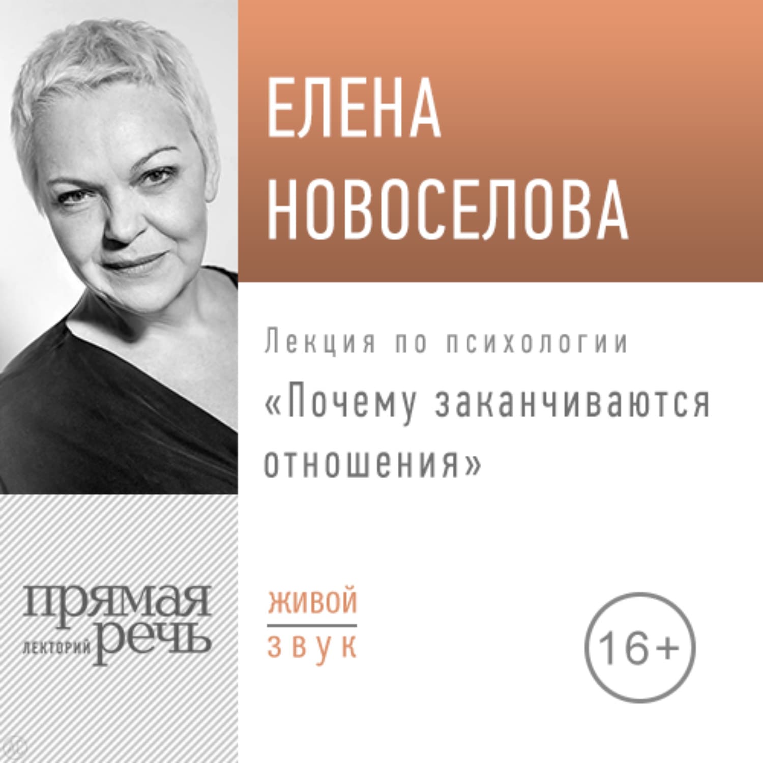 Обложка книги «Лекция «Почему заканчиваются отношения»» — Елена Новоселова