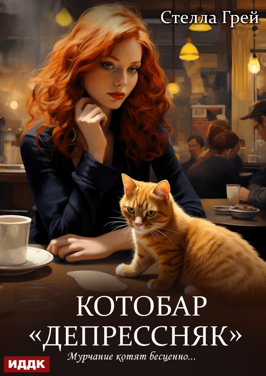 Обложка книги «Котобар «Депрессняк»» — Стелла Грей