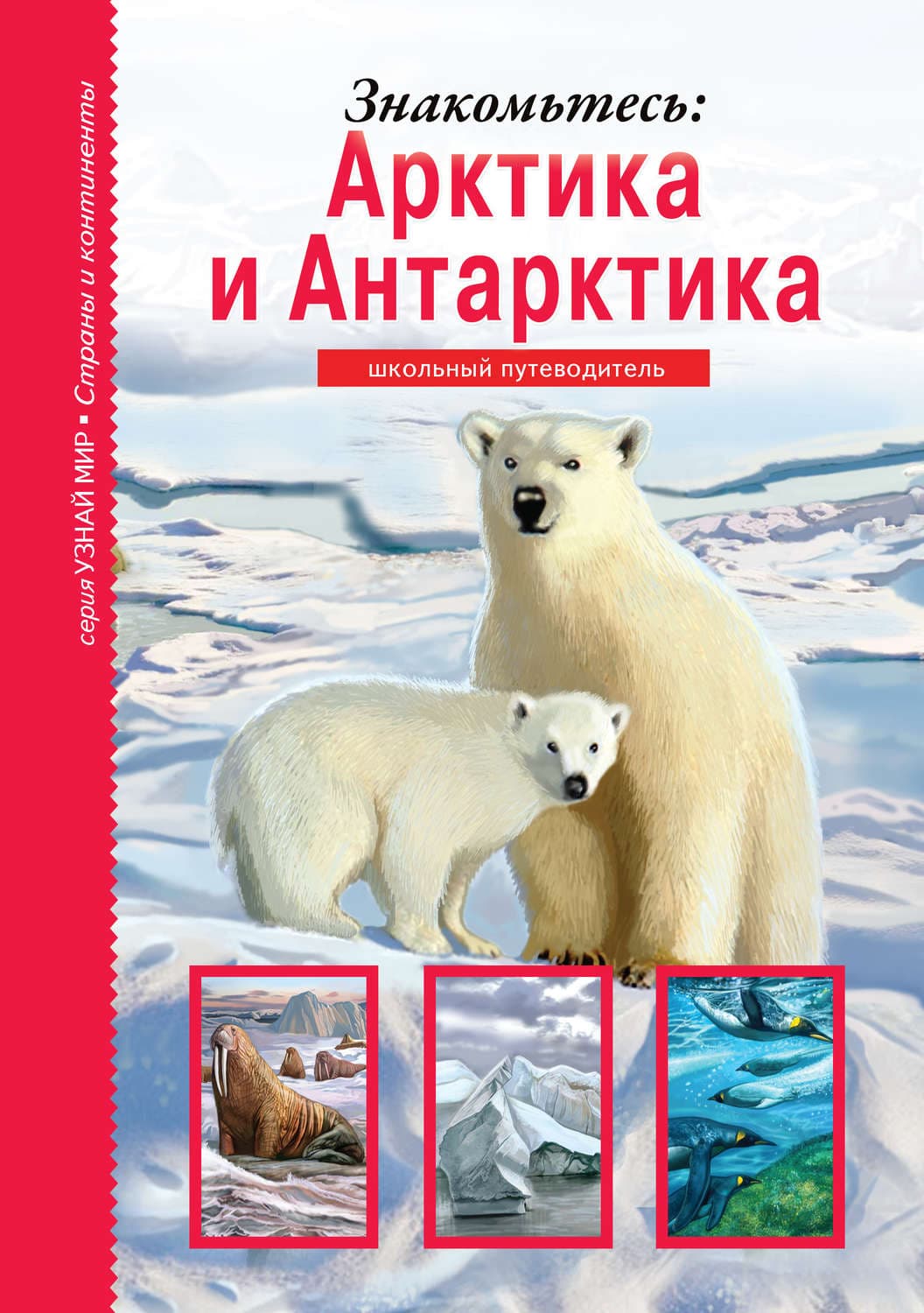 Обложка книги «Знакомьтесь: Арктика и Антарктика» — Сергей Афонькин