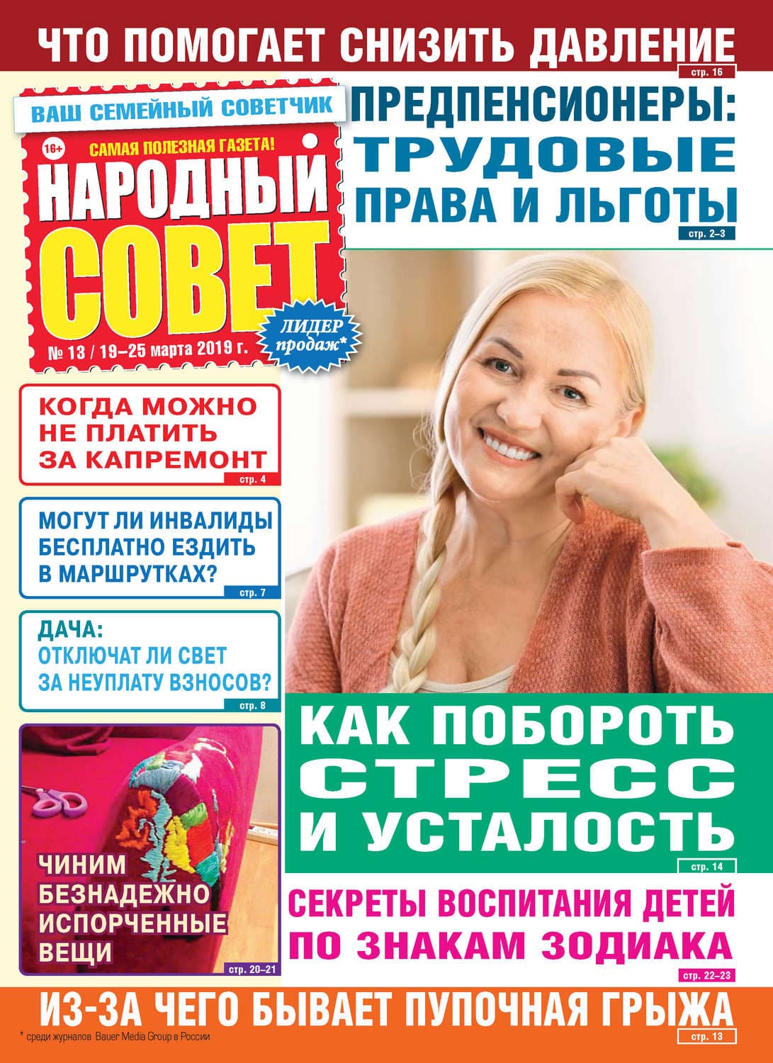 Обложка книги «Народный совет №13/2019» — Амор Тоулз