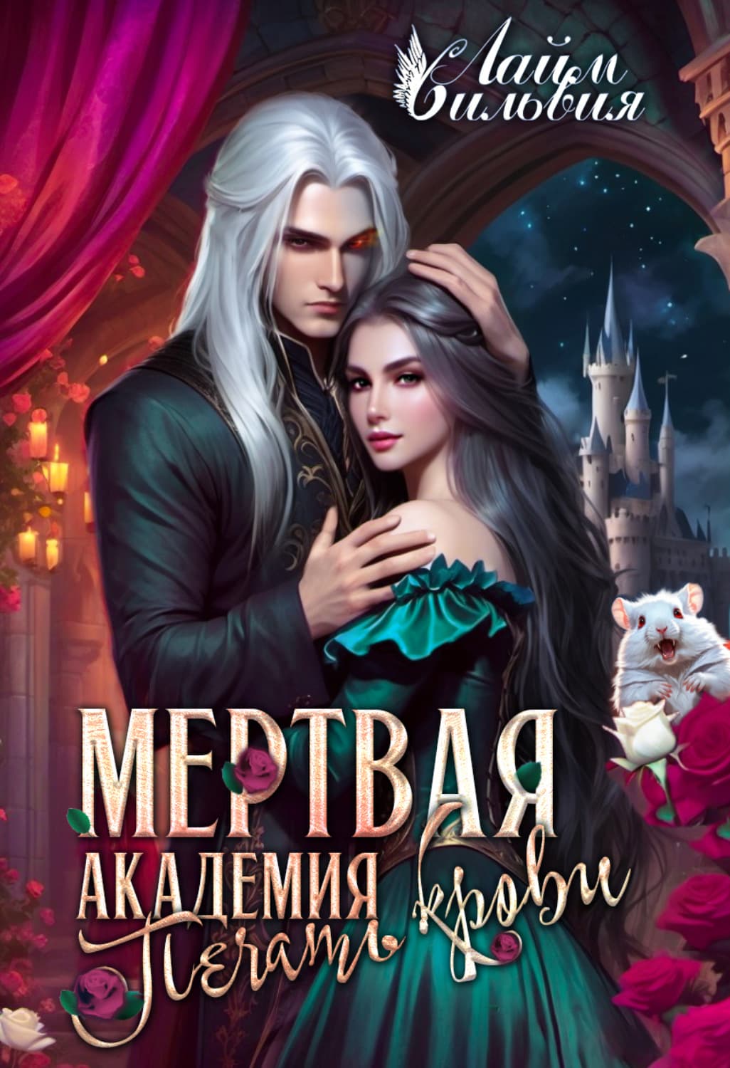 Обложка книги «Мертвая академия. Печать крови» — Сильвия Лайм