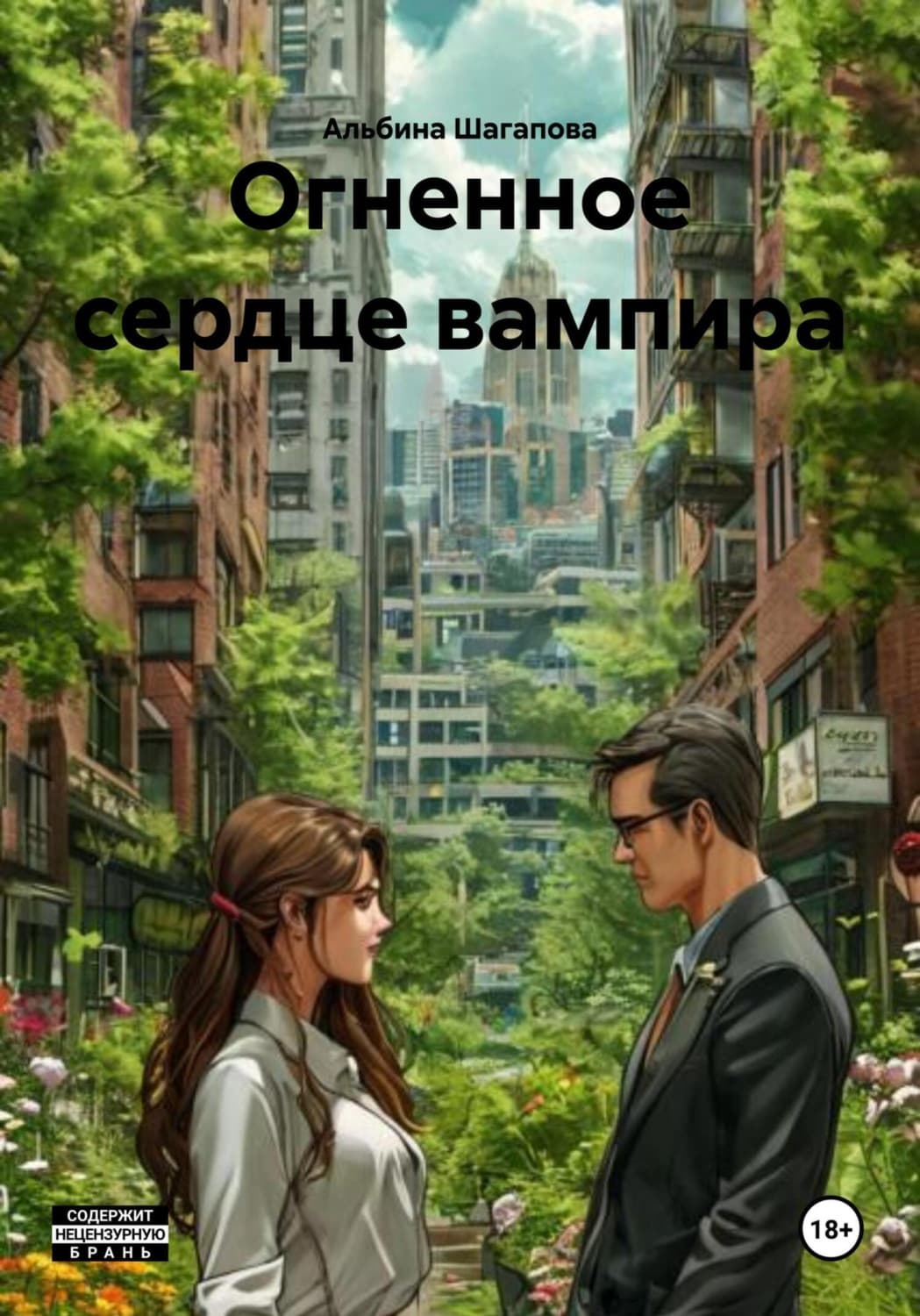 Обложка книги «Огненное сердце вампира» — Альбина Шагапова, Дарья Стааль