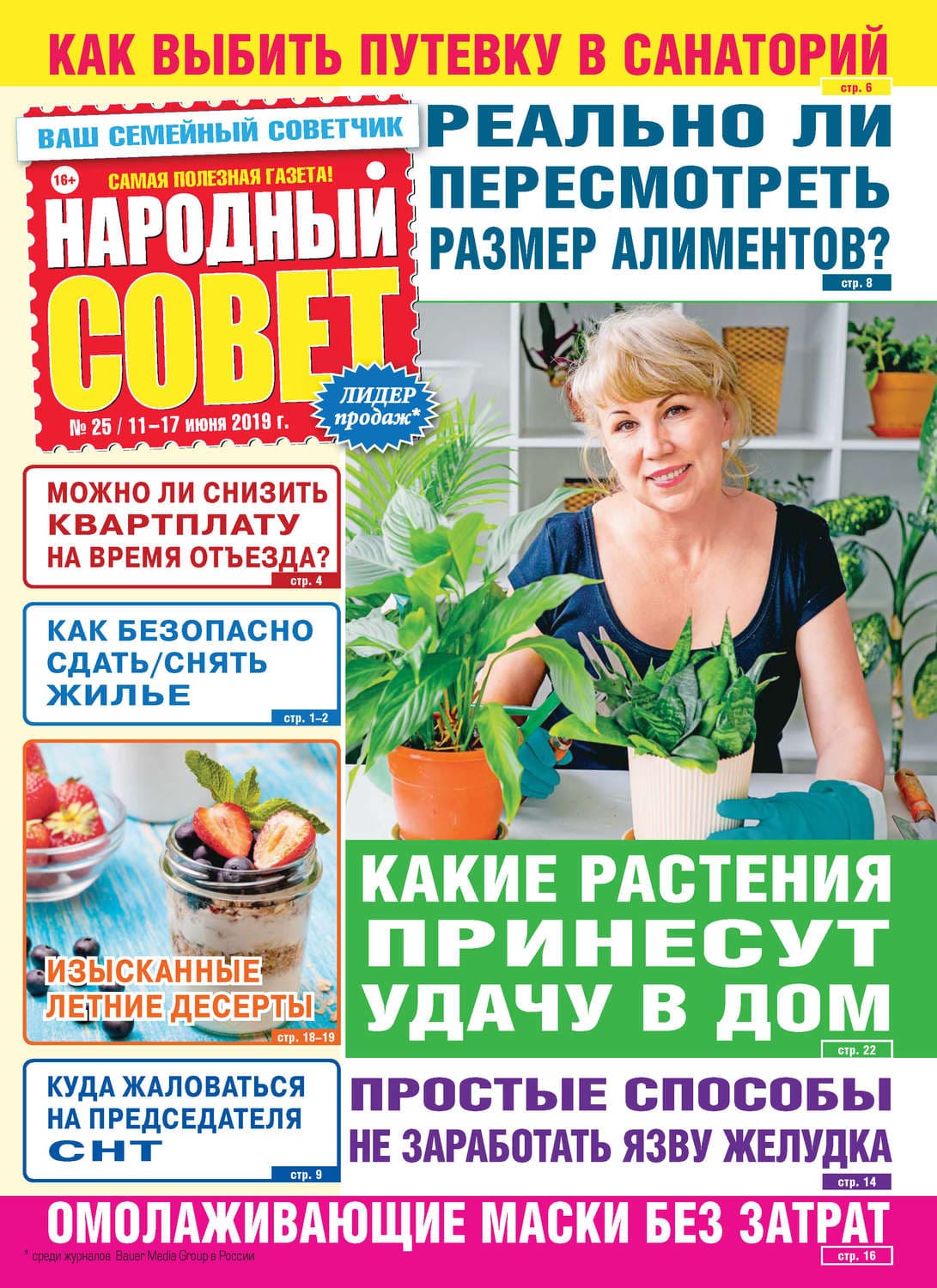 Обложка книги «Народный совет №25/2019» — Автор неизвестен