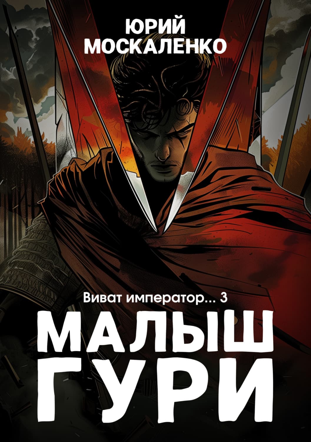 Обложка книги «Малыш Гури. Книга шестая. Часть третья. Виват, император…» — А. Л. Вёрткин, Юрий Москаленко