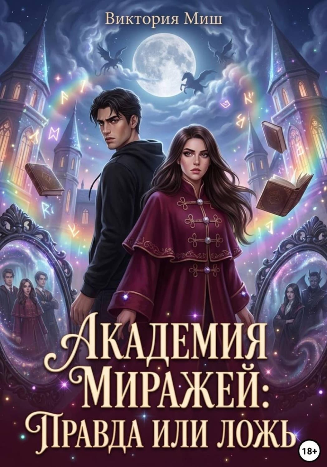 Обложка книги «Академия миражей. Правда или ложь» — Виктория Миш