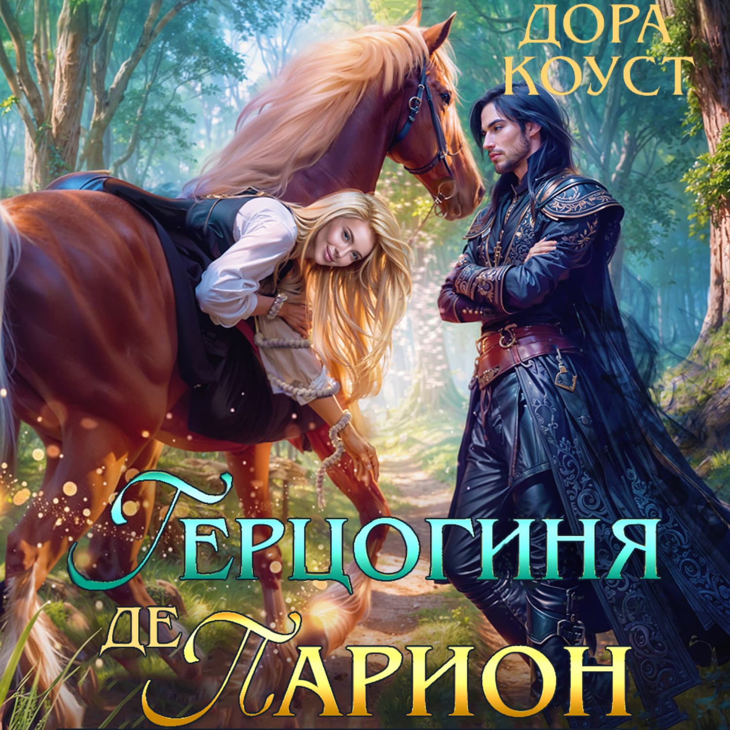 Обложка книги «Герцогиня де Парион» — Дора Коуст (Любовь Огненная), Надежда Салтанова