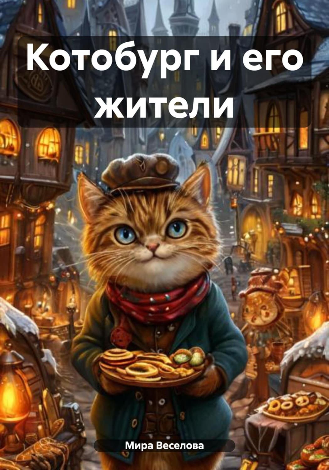 Обложка книги «Котобург и его жители» — Маша Веселова, Мария Скрипова