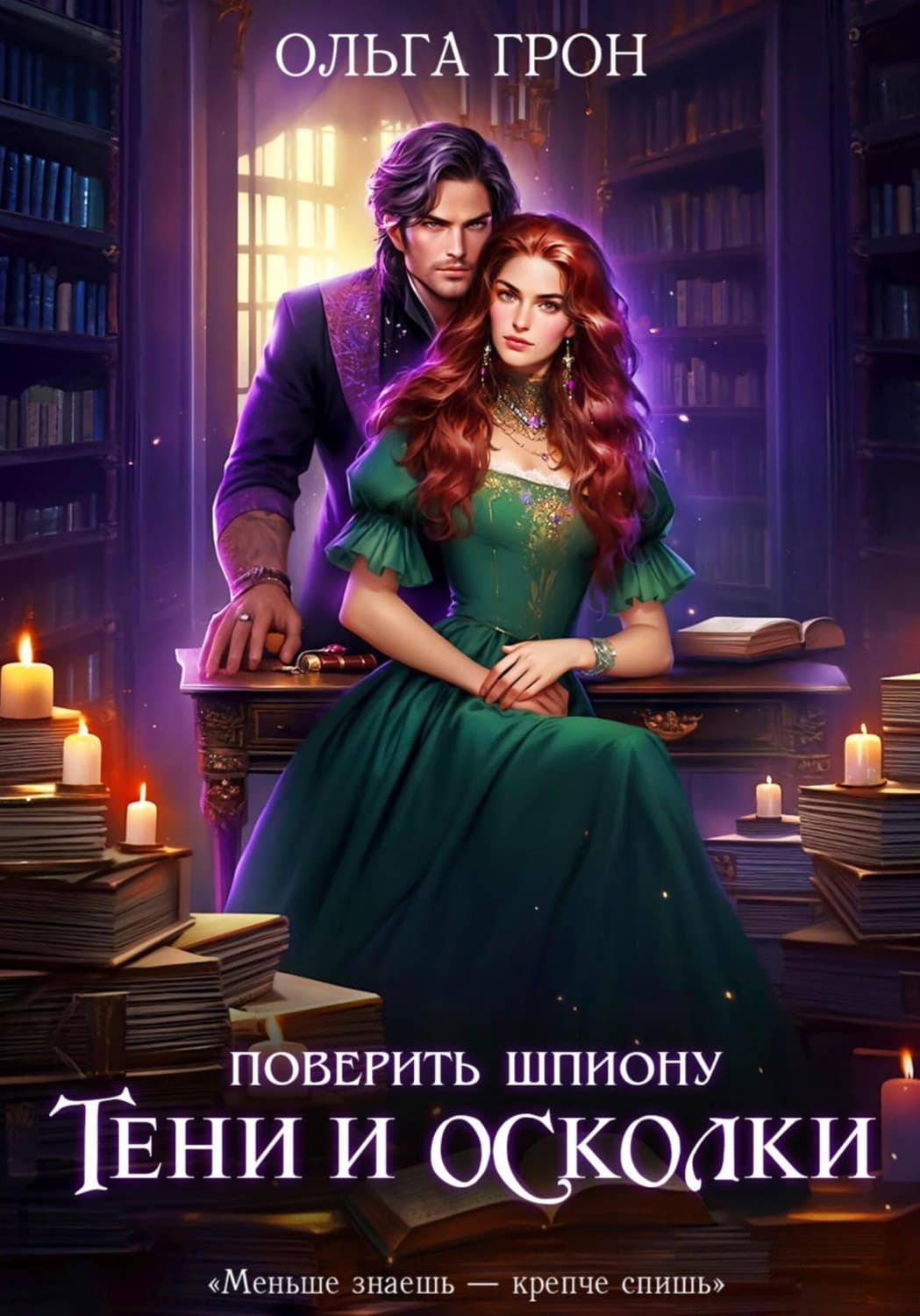 Обложка книги «Поверить шпиону. Тени и осколки» — Ольга Грон
