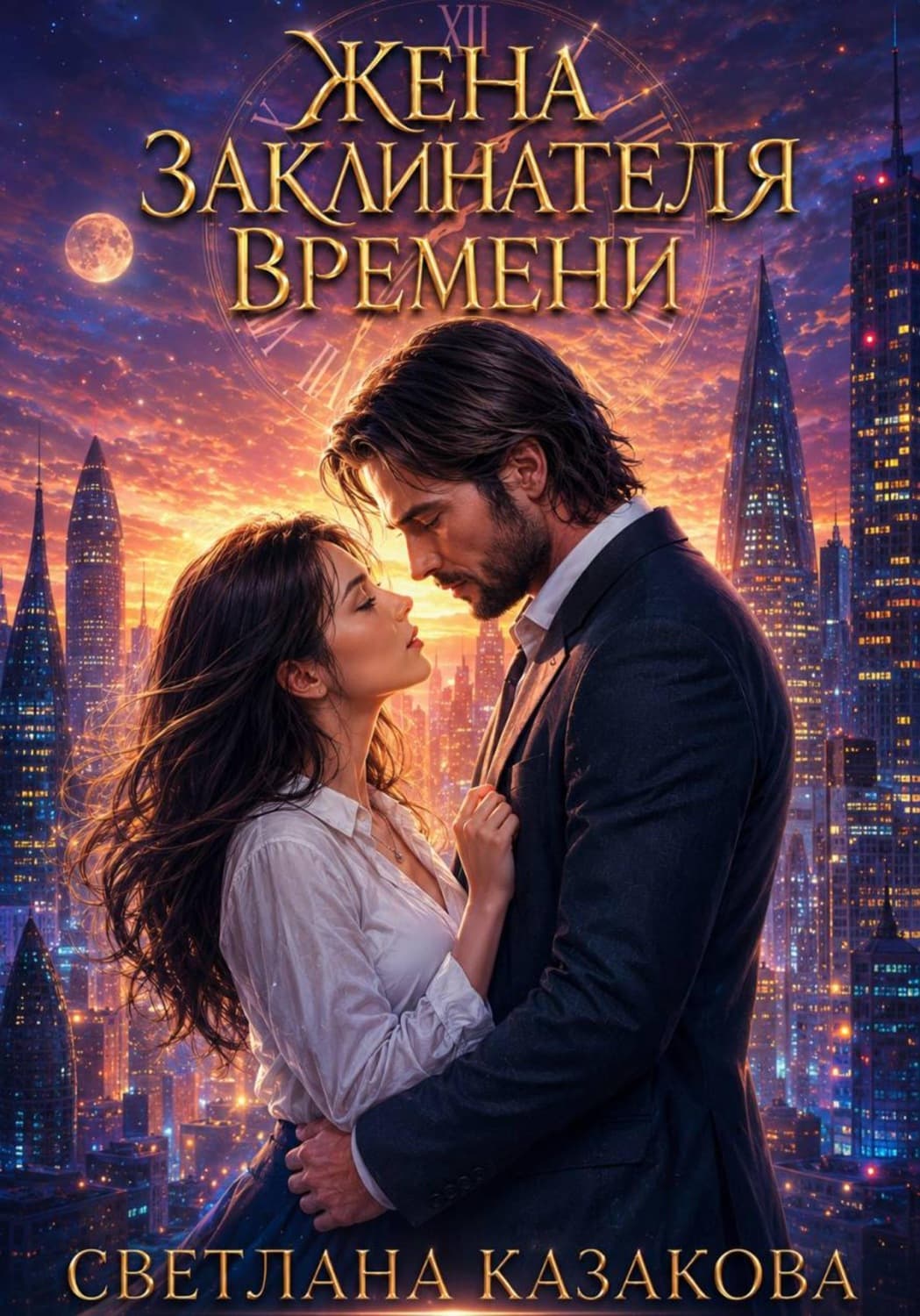Обложка книги «Жена заклинателя времени» — Светлана Казакова, Сара Кейт
