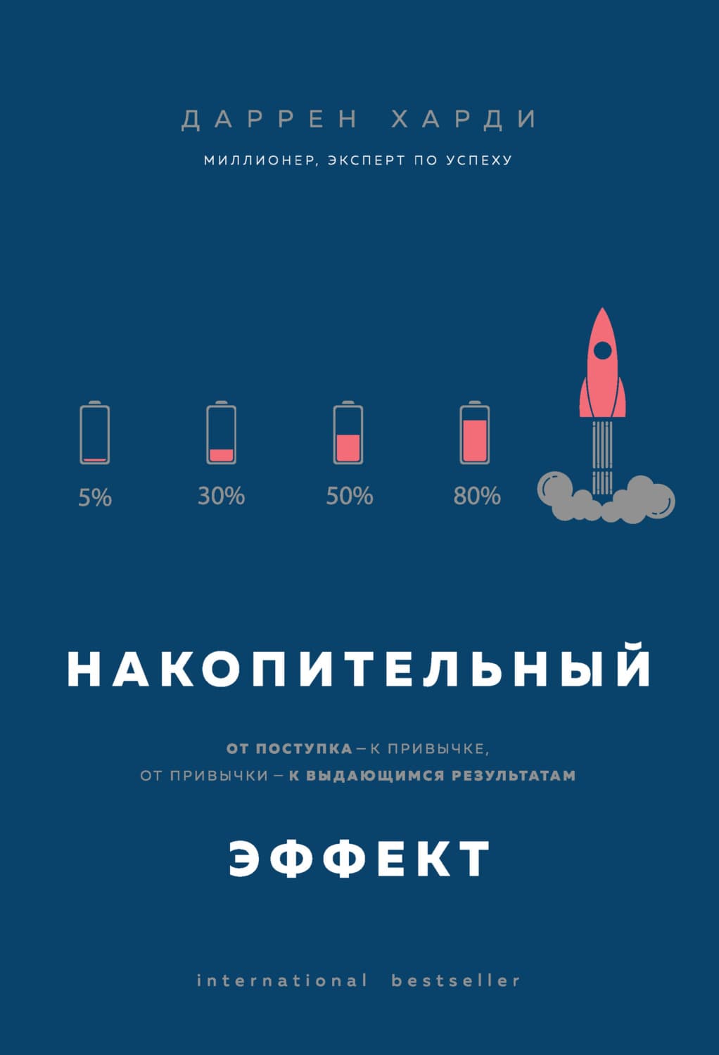 Обложка книги «Накопительный эффект. От поступка – к привычке, от привычки – к выдающимся результатам» — Джеймс Т. Харди