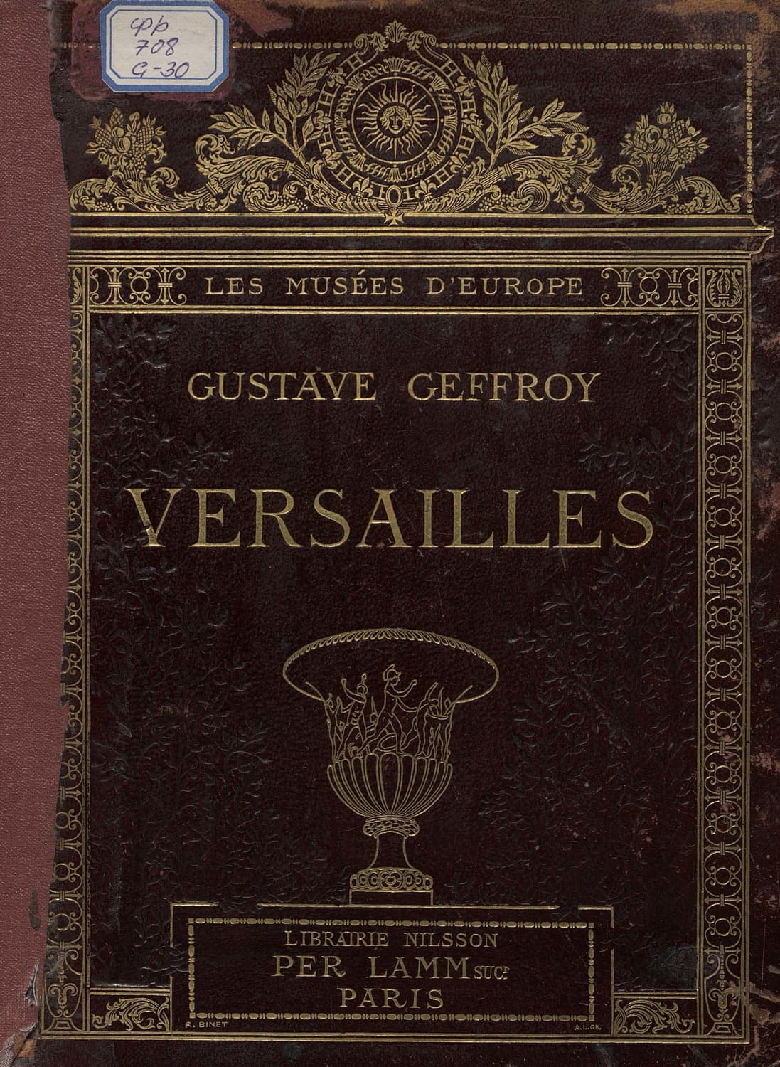 Обложка книги «Versailles» — Густав Геффрой