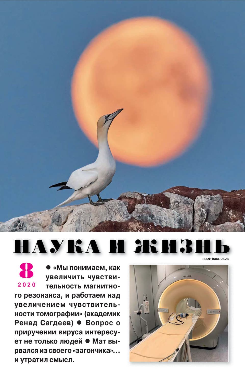 Обложка книги «Наука и жизнь №08/2020» — Автор неизвестен