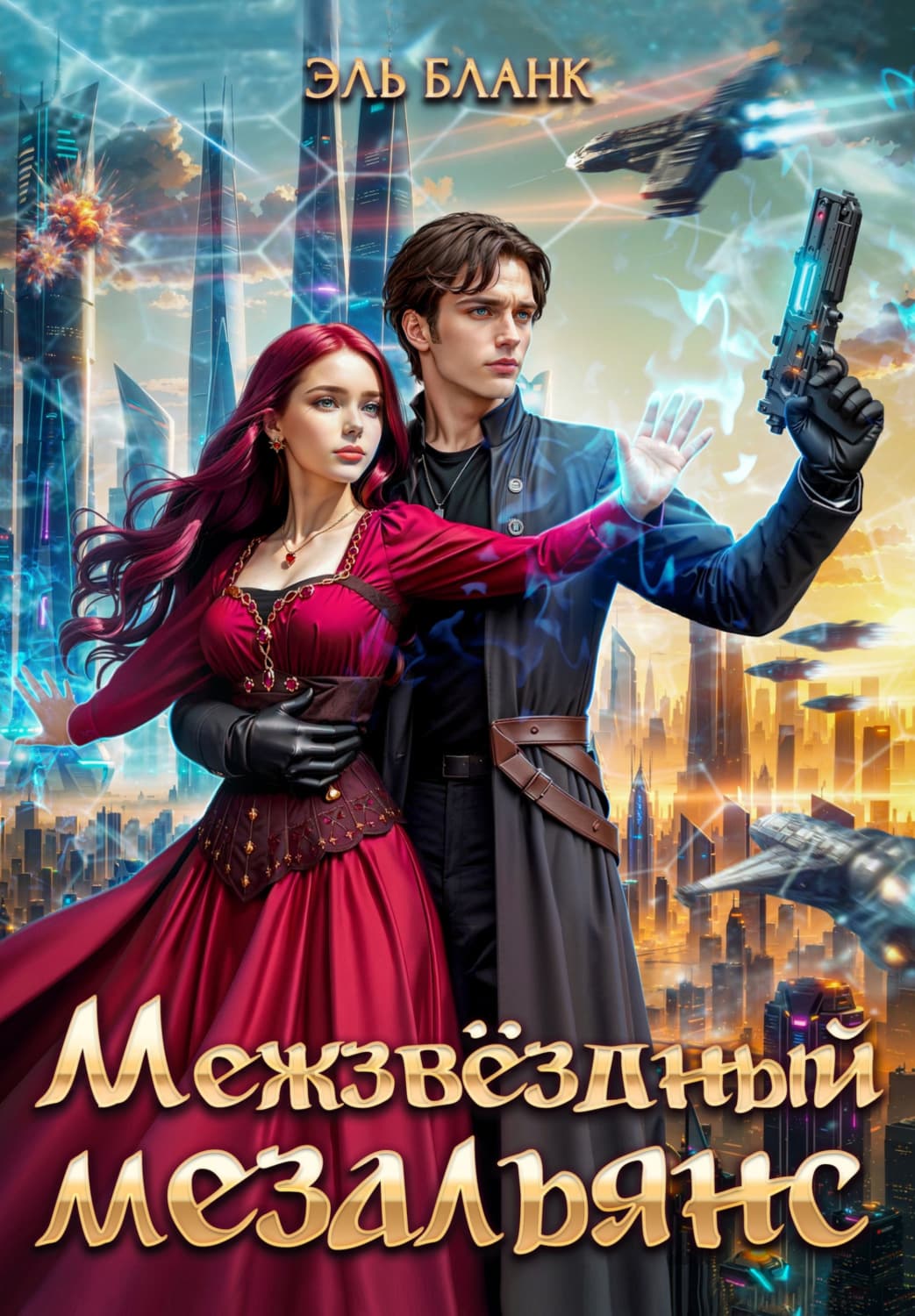 Обложка книги «Межзвездный мезальянс» — Эль Бланк