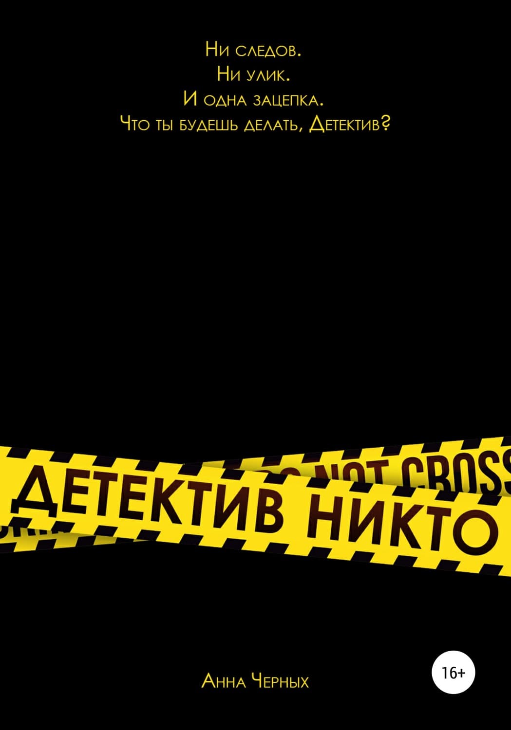 Обложка книги «Детектив Никто» — Алла Черных