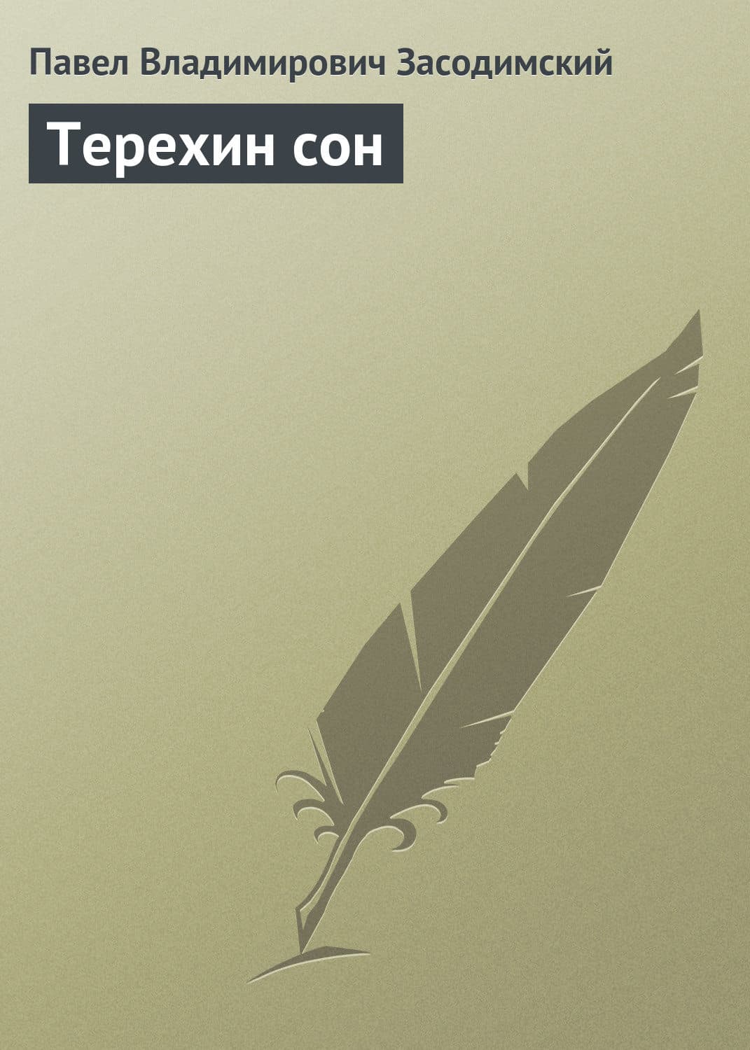 Обложка книги «Терехин сон» — Павел Засодимский