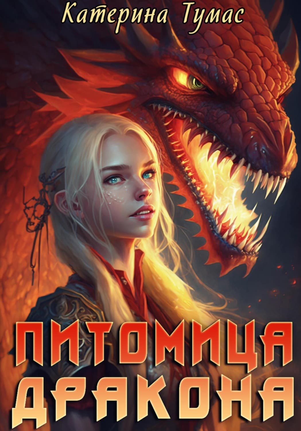 Обложка книги «Питомица дракона» — Темная Катерина