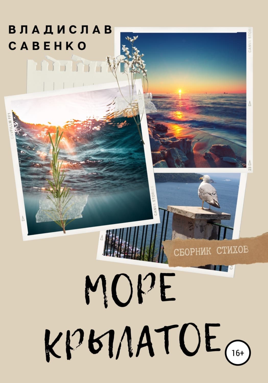 Обложка книги «Море крылатое» — Валентина Савенко