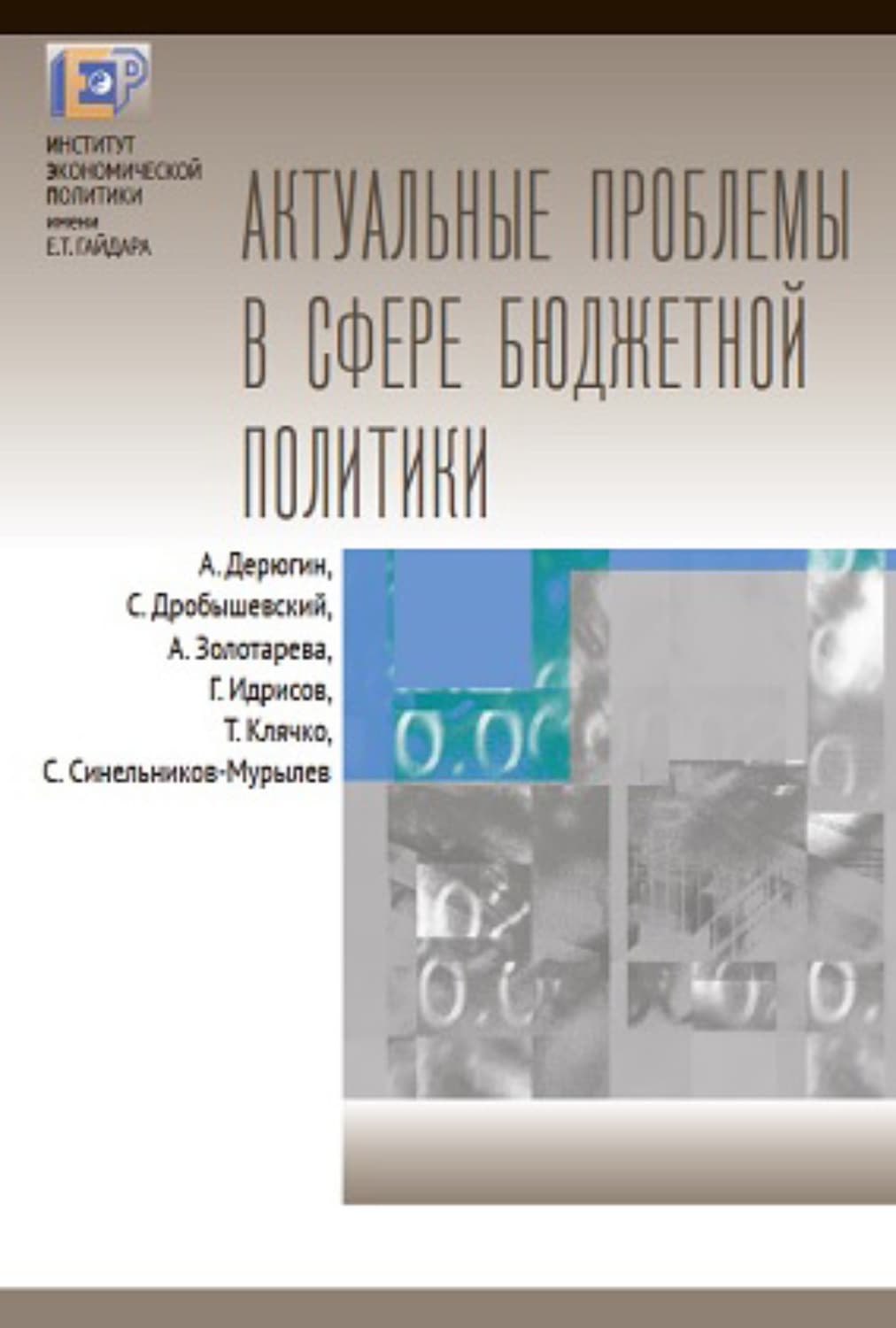 Обложка книги «Актуальные проблемы в сфере бюджетной политики» — С. Г. Синельников-Мурылёв