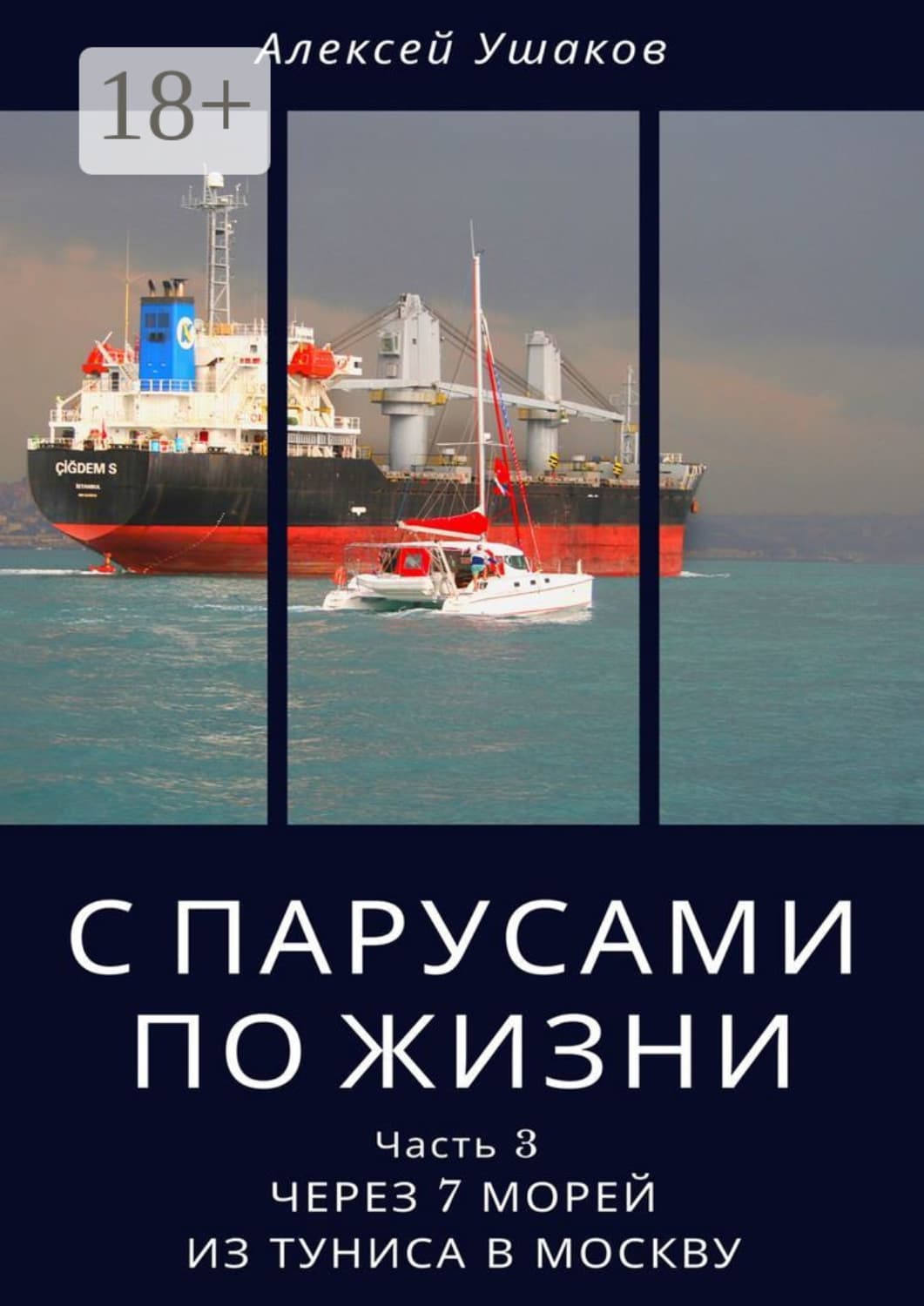 Обложка книги «С парусами по жизни. Часть 3. Через 7 морей из Туниса в Москву» — Алексей Ушаков