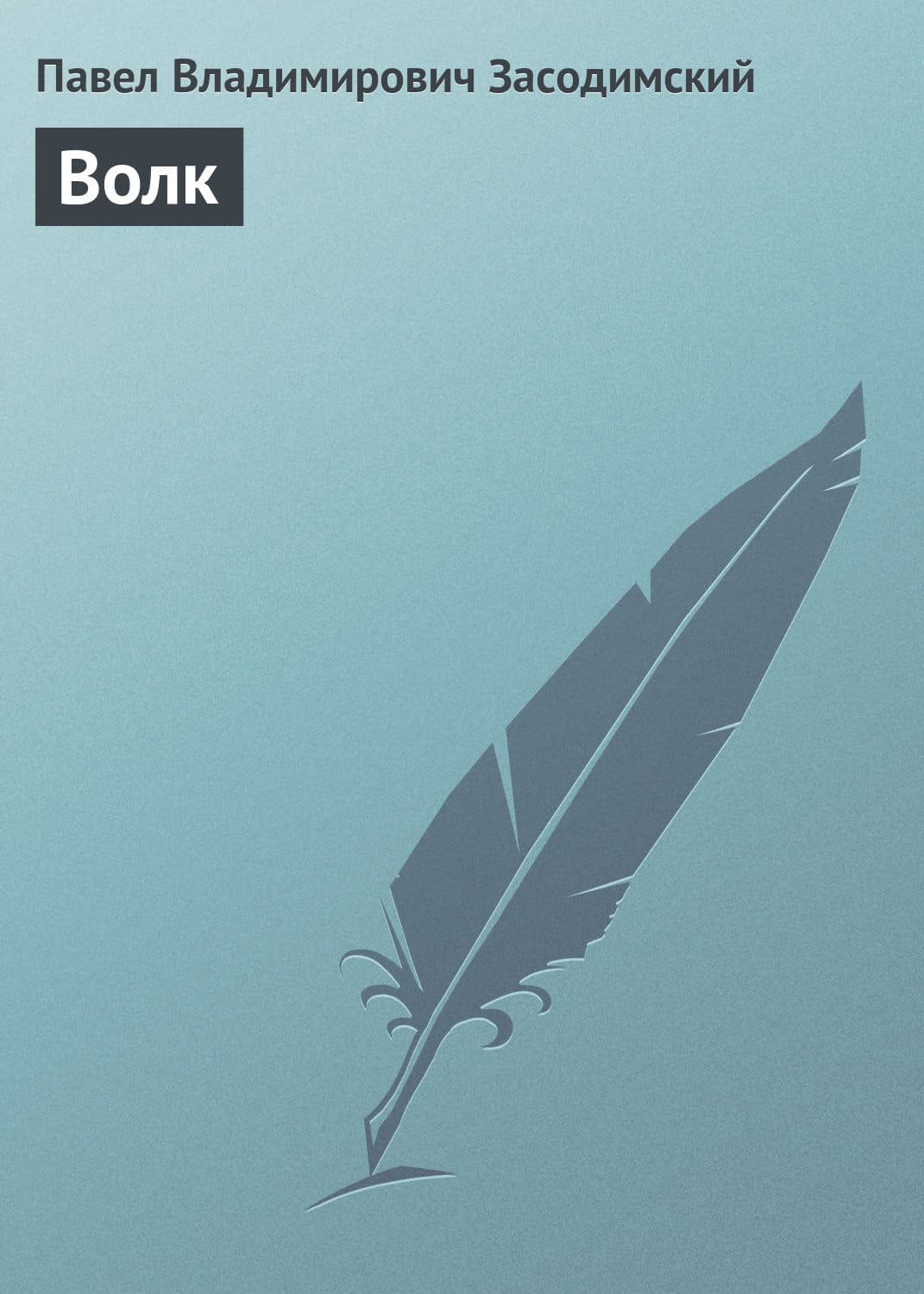 Обложка книги «Волк» — Павел Засодимский