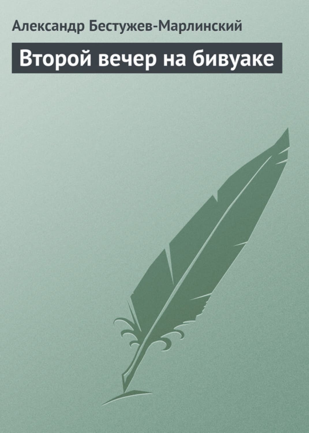 Обложка книги «Второй вечер на бивуаке» — Александр Бестужев-Марлинский, Дмитрий Григорьев