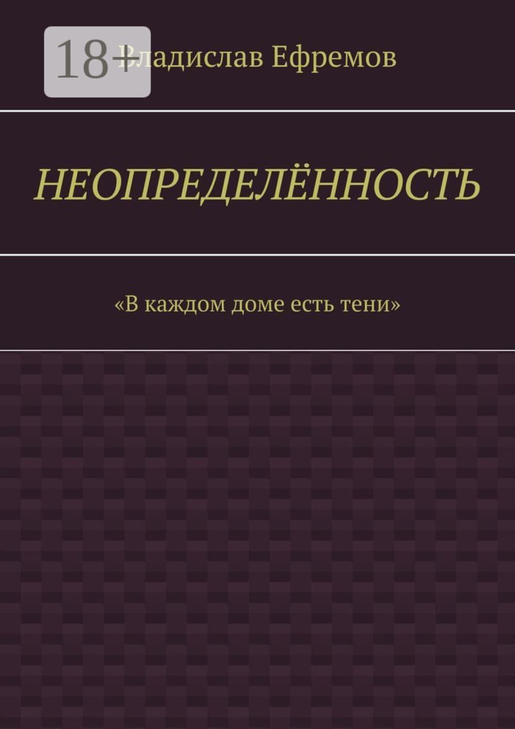 Обложка книги «Неопределённость» — Владимир Ефремов