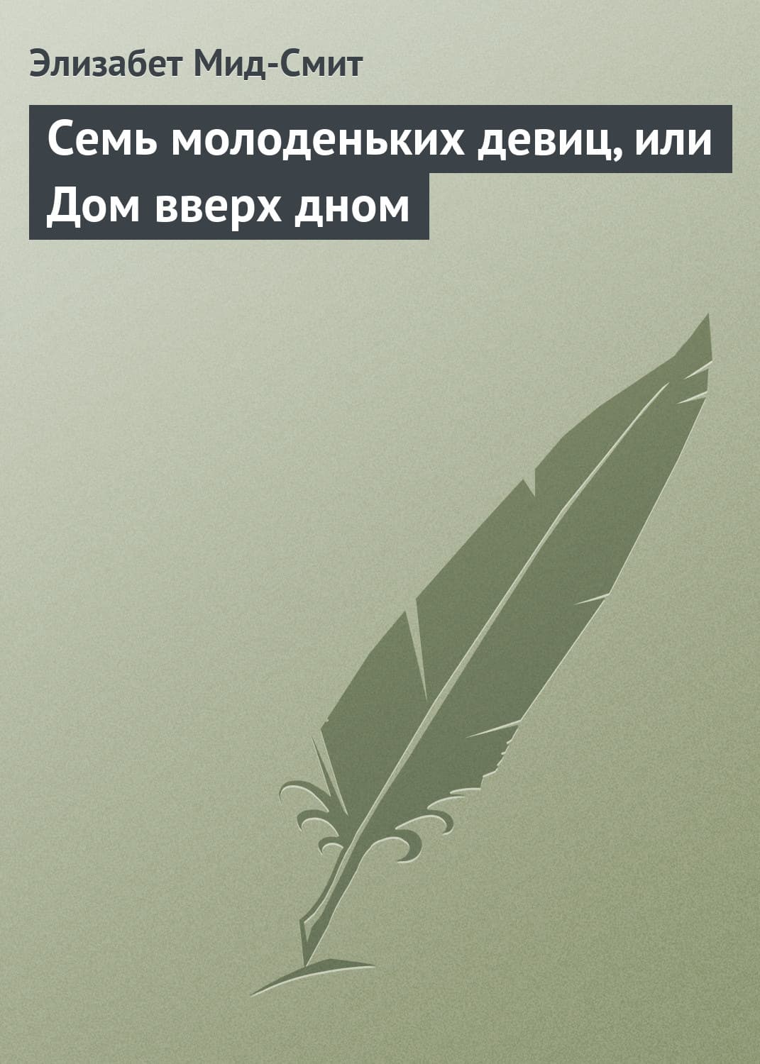 Обложка книги «Семь молоденьких девиц, или Дом вверх дном» — Элизабет Мид-Смит