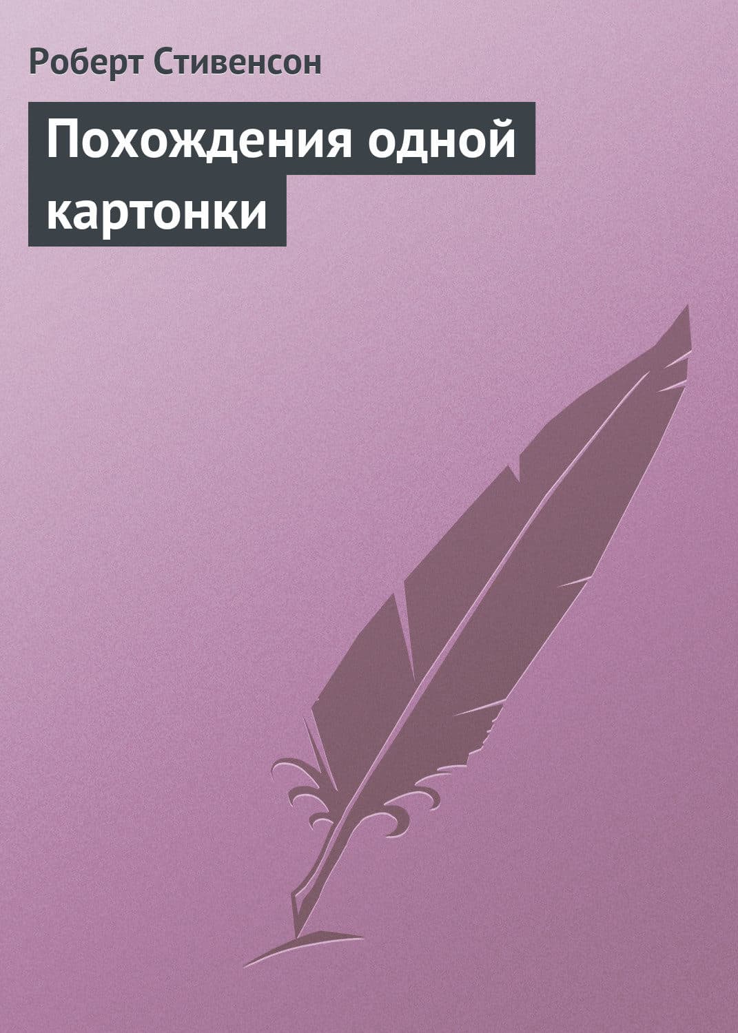 Обложка книги «Похождения одной картонки» — Роберт Льюис Стивенсон, Керри Бернайт