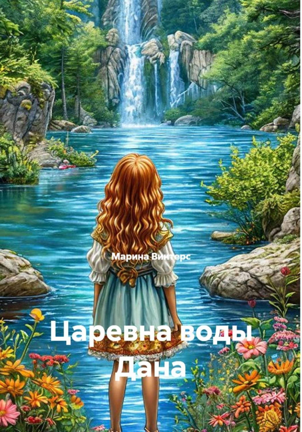 Обложка книги «Царевна воды Дана» — Виннер Марина