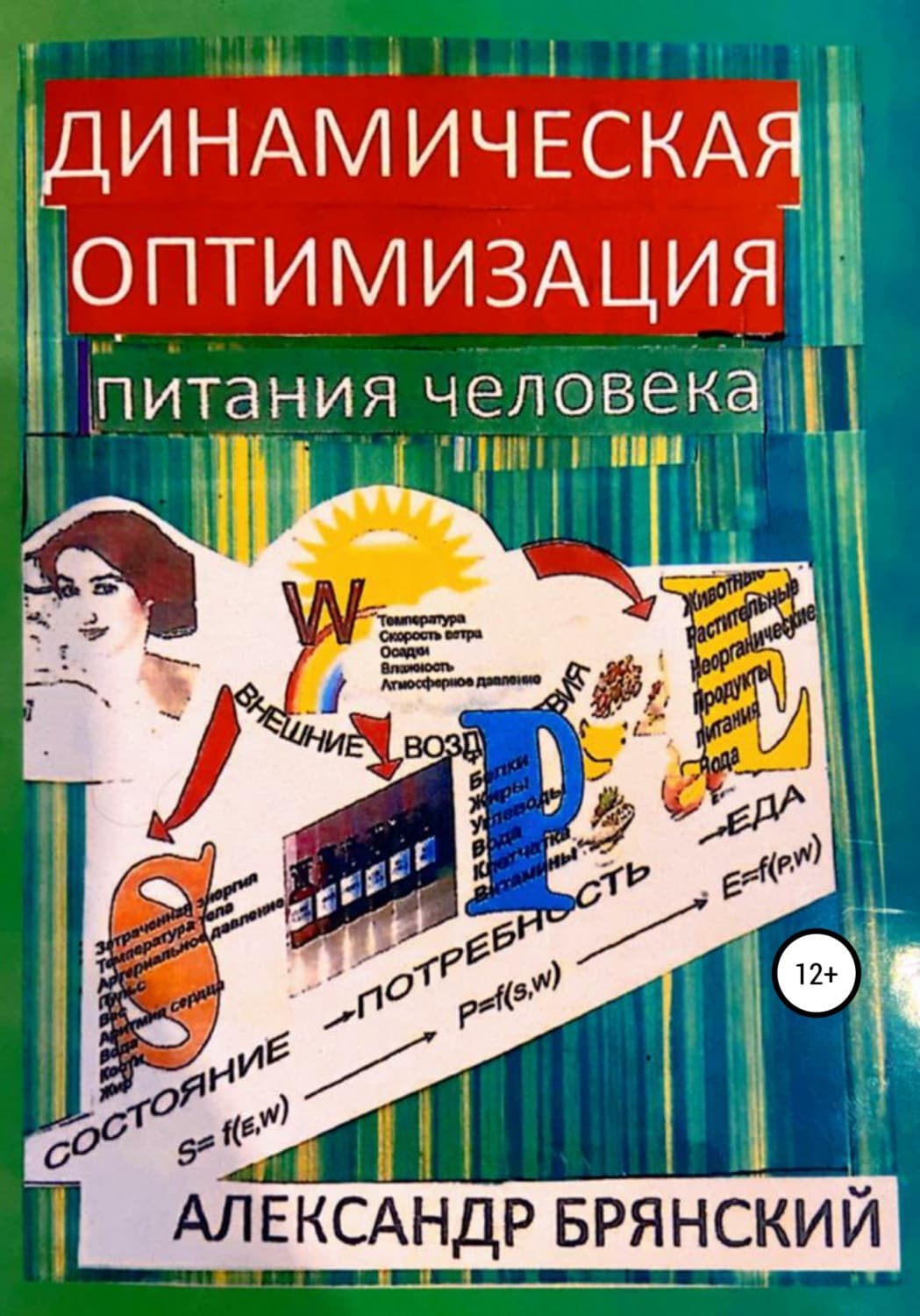 Обложка книги «Динамическая оптимизация питания человека» — А. Брянский