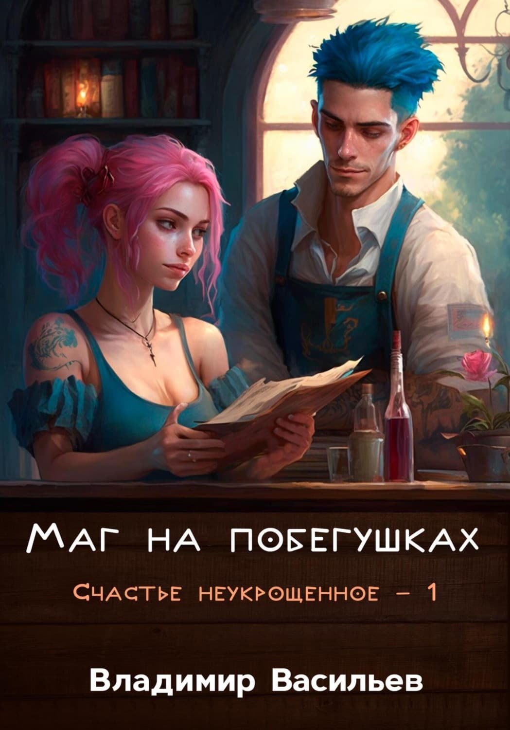 Обложка книги «Маг на побегушках. Счастье неукрощенное 1» — Владимир Васильев