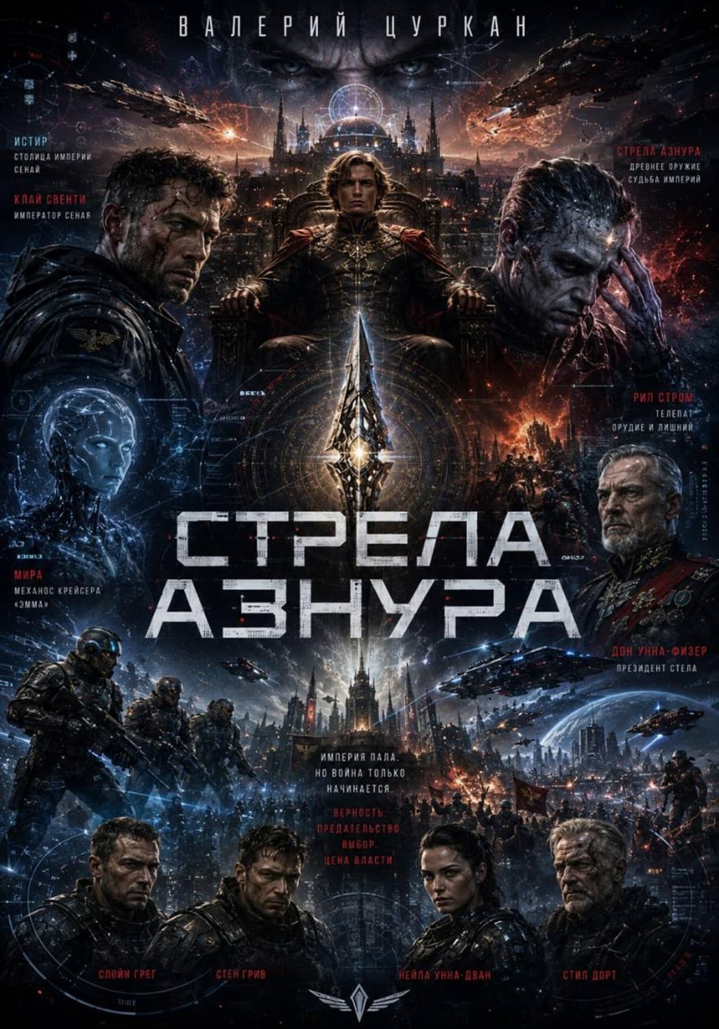 Обложка книги «Стрела Азнура» — Валерий Цуркан