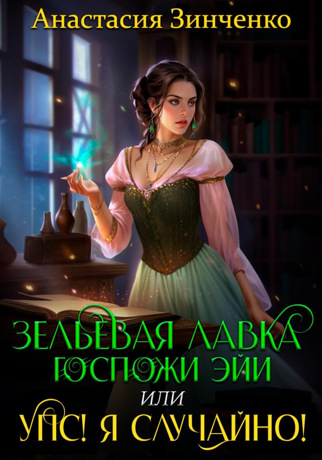 Обложка книги «Зельевая лавка госпожи Эйи, или Упс! Я случайно!» — Антон Зинченко