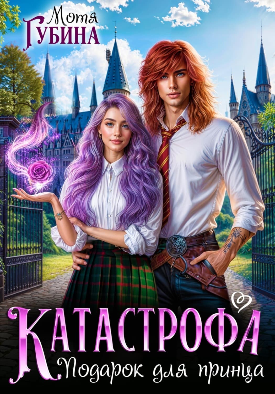 Обложка книги «Катастрофа. Подарок для принца» — Мотя Губина