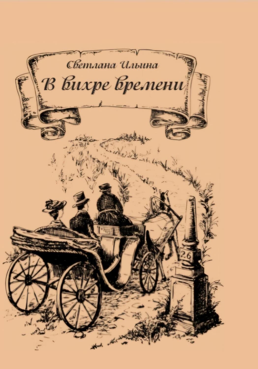 Обложка книги «В вихре времени» — С. Ю. Ильина