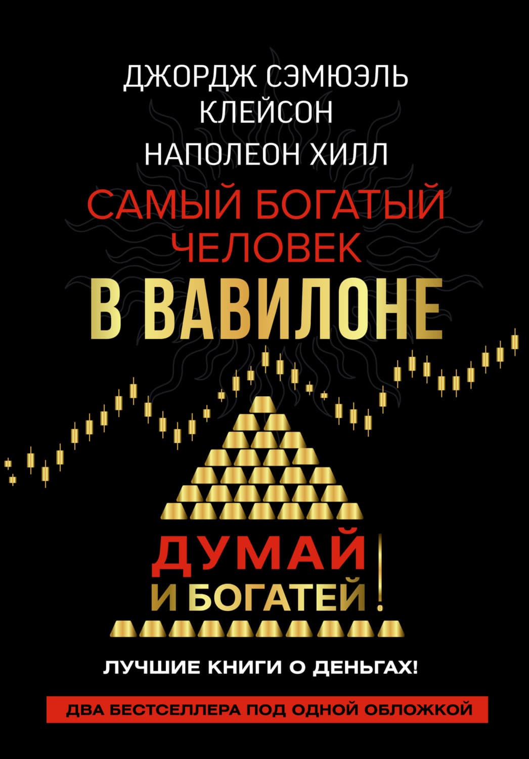 Обложка книги «Думай и богатей! Самый богатый человек в Вавилоне» — Наполеон Хилл
