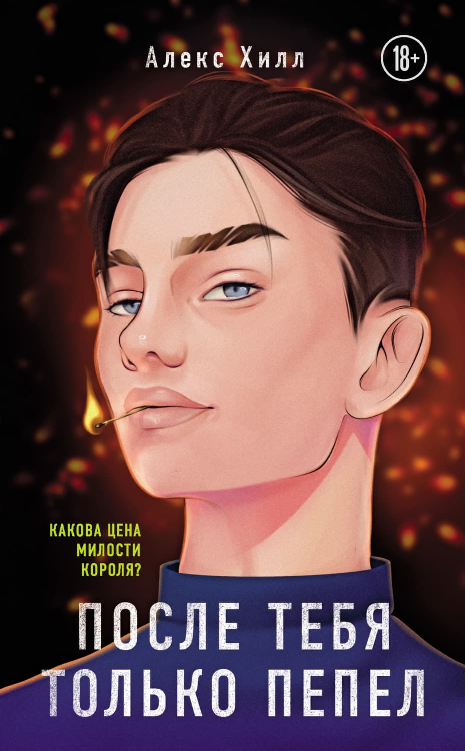 Обложка книги «После тебя только пепел» — Алекс Хилл